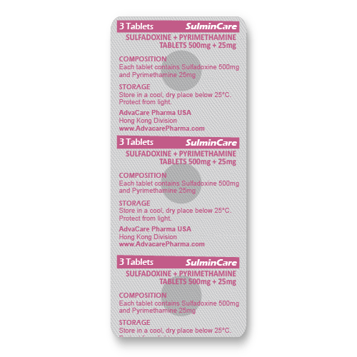 Sulfadoxine Pyrimethamine Tablets (blister of 3 tablets)