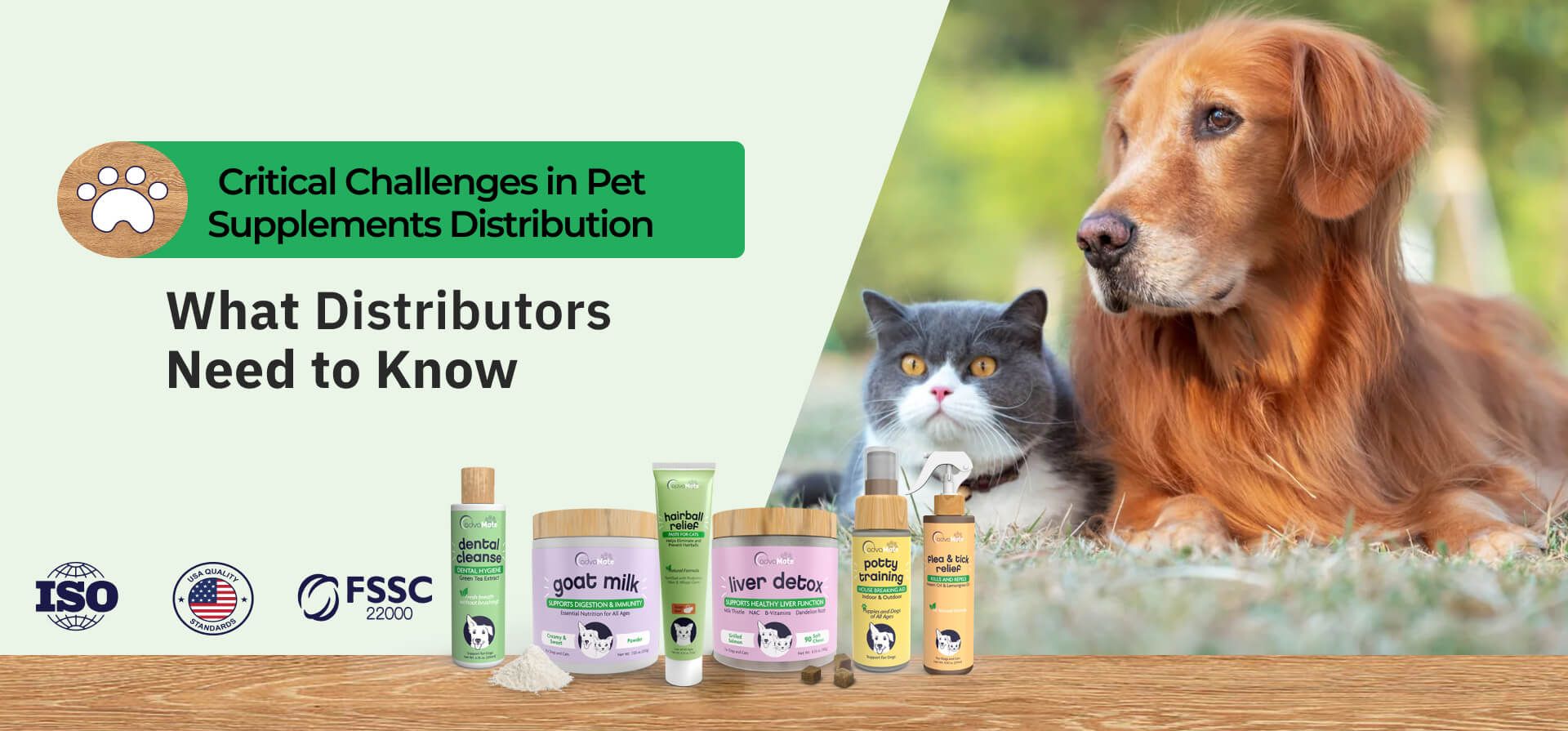 AdvaMate Helps Solve the 4 Critical Pet Supplement Challenges Sinking Your Profits