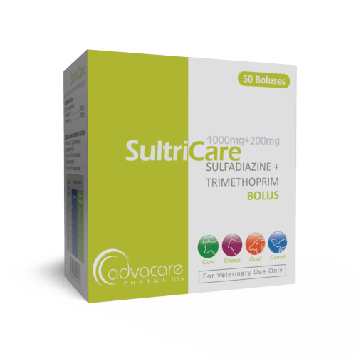 Sulfadiazine + Triméthoprime Bolus (boîte de 50 bolus)
