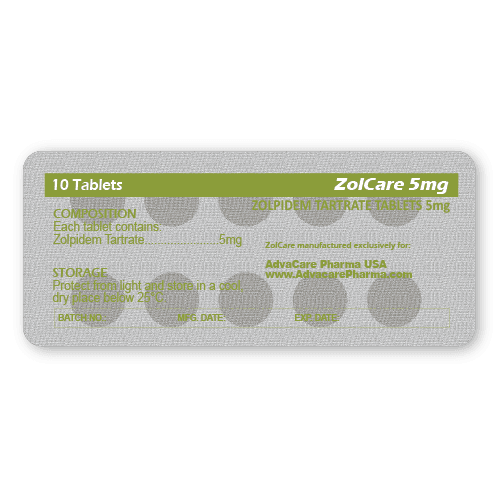 Comprimés de Tartrate de Zolpidem (blister de 10 comprimés)