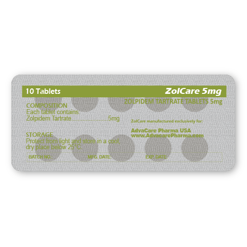 Comprimés de Tartrate de Zolpidem (blister de 10 comprimés)