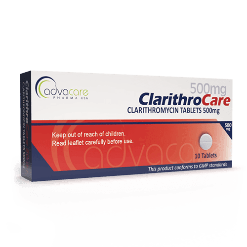 Comprimés de Clarithromycine (boîte de 10 comprimés)