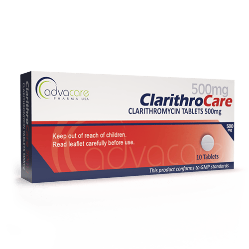 Clarithromycin Tablets (box of 10 tablets)
