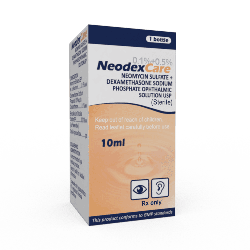 Gotas Oftálmicas de Dexametasona + Neomicina (caja de 1 frasco)