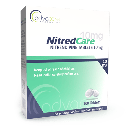 Nitrendipine Tablets (box of 100 tablets)