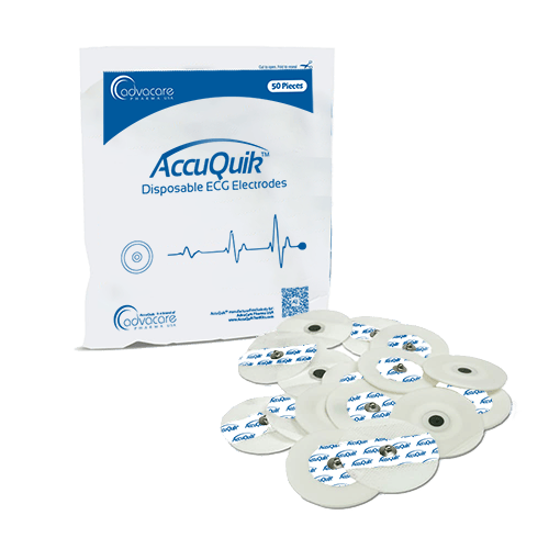 Disposable ECG Electrodes (foil pouch of 50 pieces)