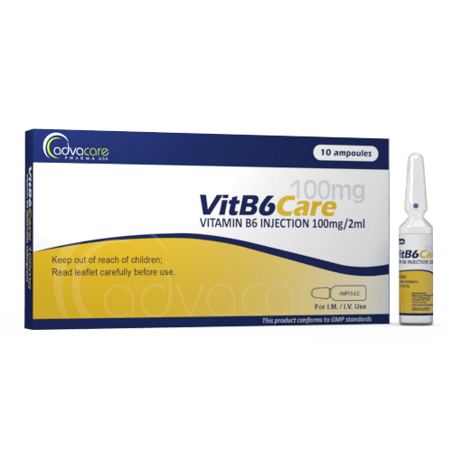 Vitamin B6 Injection (Pyridoxine HCl) (1 box and 1 ampoule)