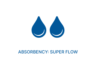 Tampones XtraDry Super Flow