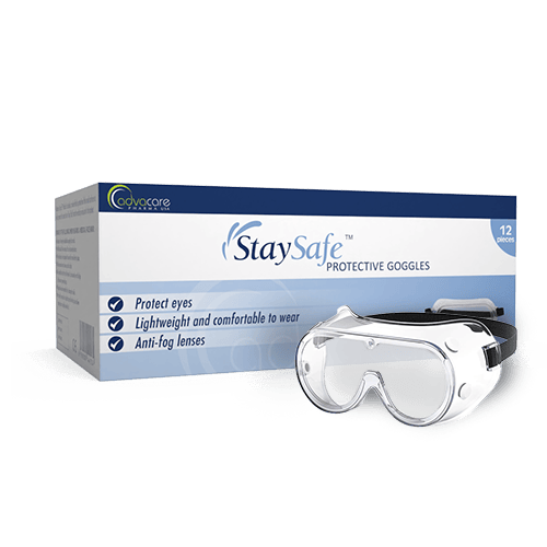 Safety Goggles (box of 12 pieces)