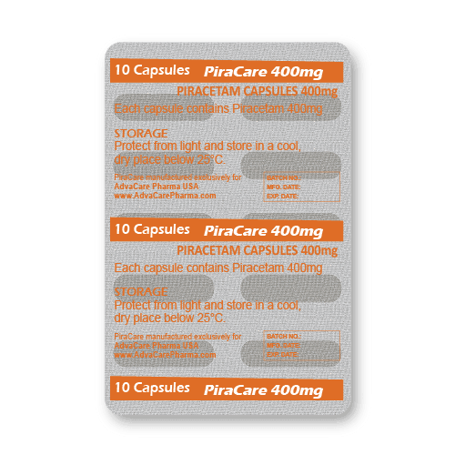 Cápsulas de Piracetam (blíster de 10 cápsulas)