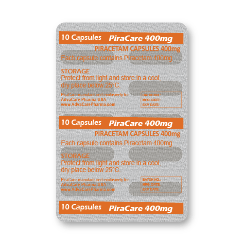 Cápsulas de Piracetam (blíster de 10 cápsulas)