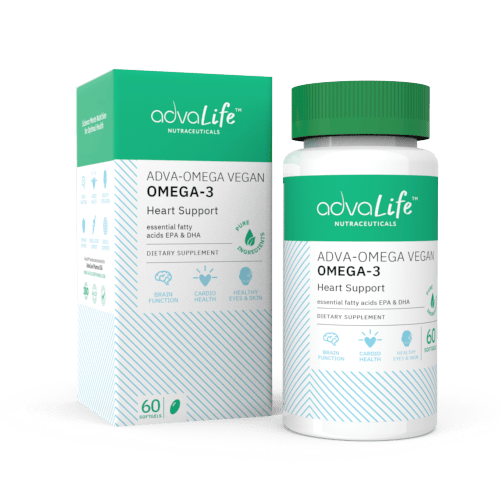 Omega-3 VEGANO Cápsulas (1 caja y 1 botella)