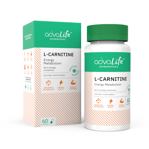 L-Carnitina Cápsulas (1 caja y 1 botella)