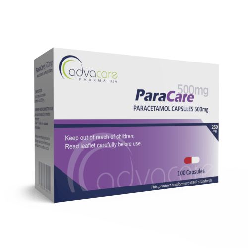 Paracetamol Capsules (box of 100 capsules)