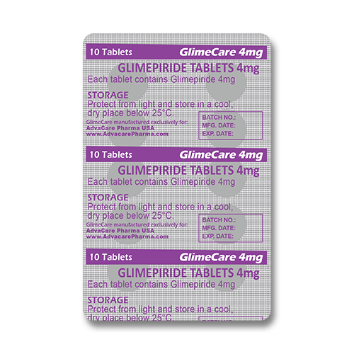 Comprimidos de Glimepirida (blíster de 10 comprimidos)