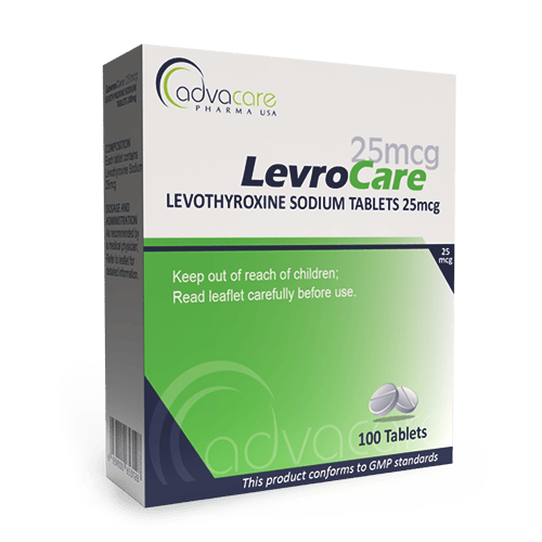Levothyroxine Sodium Tablets (box of 100 tablets)