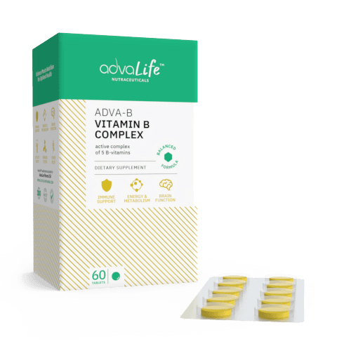 Comprimidos de Complejo de Vitaminas B (1 caja y 1 burbuja)