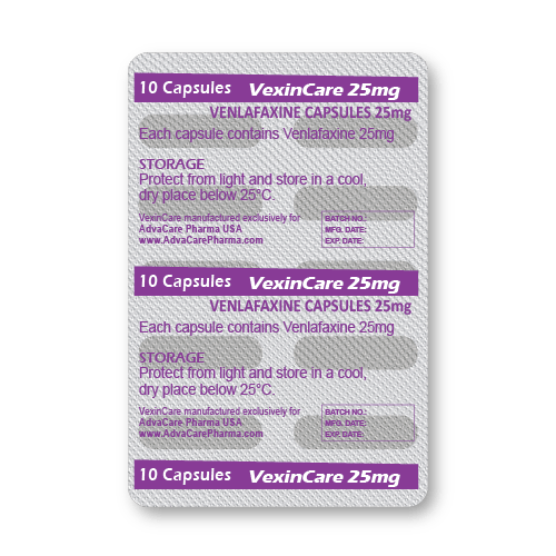 Venlafaxine Extended Release Capsules (blister of 10 capsules)
