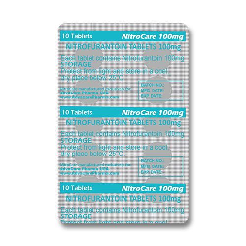 Nitrofurantoin Tablets (blister of 10 tablets)