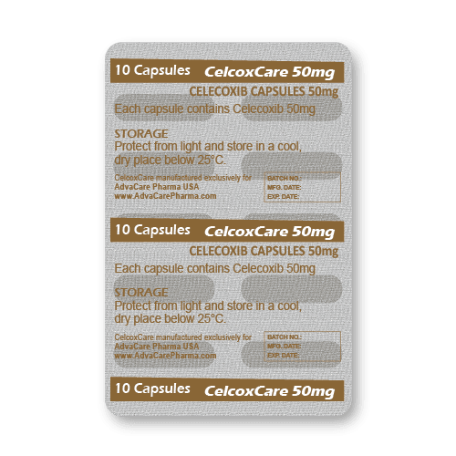 Capsules de Célecoxib (blister de 10 capsules)