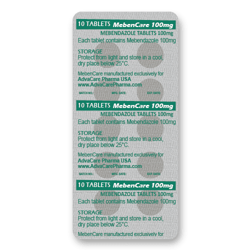 Mebendazole Tablets (blister of 10 tablets)