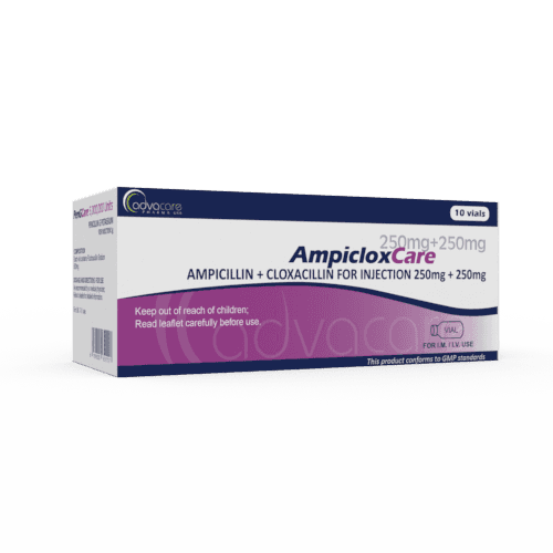 Ampicilina + Cloxacilina para Inyección (caja de 10 frascos)