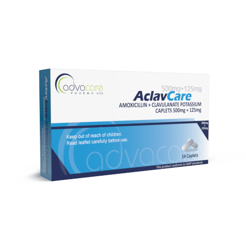 Amoxicillin + Clavulanate Potassium Tablets (box of 14 tablets)