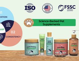 AdvaMate science-backed pet supplement product range with GMP certification