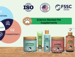 AdvaMate science-backed pet supplement product range with GMP certification
