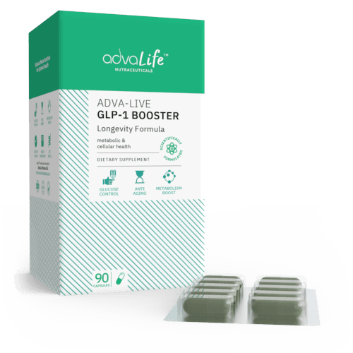 Supplément Booster GLP-1 pour la Longévité (1 boîte et 1 blister)