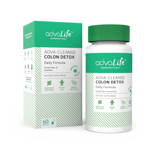 Capsules de nettoyage quotidien pour le colon Detox (1 boîte et 1 bouteille)