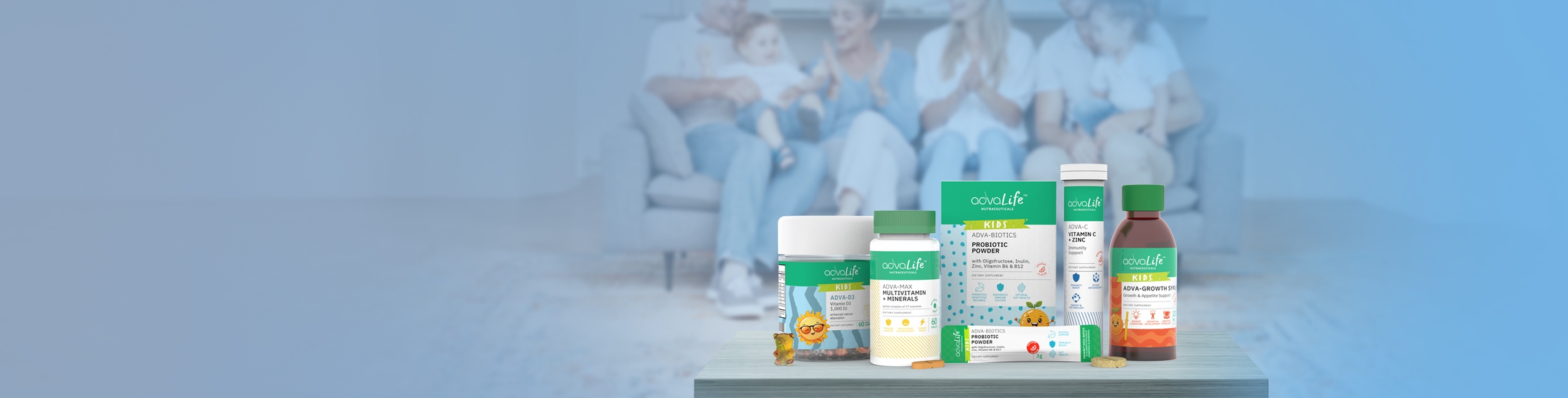 AdvaLife Supplements Product Range manufactured by AdvaCare Pharma