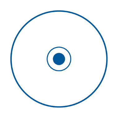 Electrodos de ECG desechables redondos