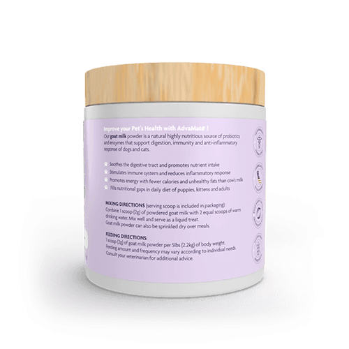 Poudre de Lait de Chèvre (ingrédients de la bouteille)