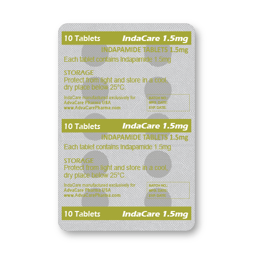 Indapamide Comprimés (plaquette de 10 comprimés)