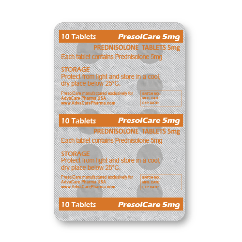 Prednisolone Tablets (blister of 10 tablets)