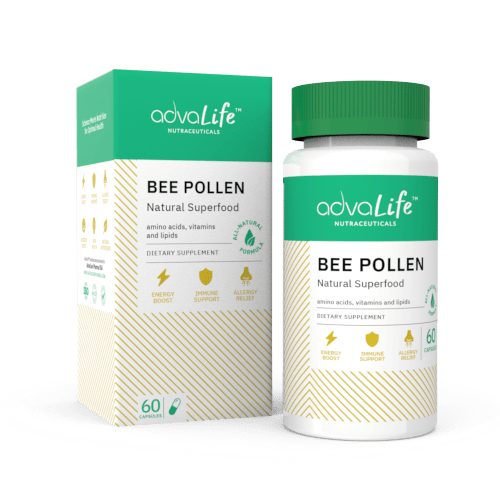 Bee Pollen Capsules (1 box and 1 bottle)