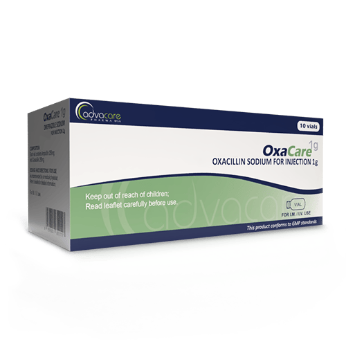 Oxacilina Sódica para Inyección (caja de 10 viales)