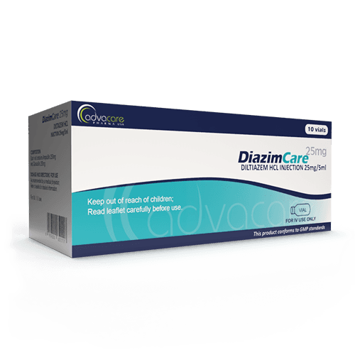 Injection de Diltiazem HCl (boîte de 10 flacons)