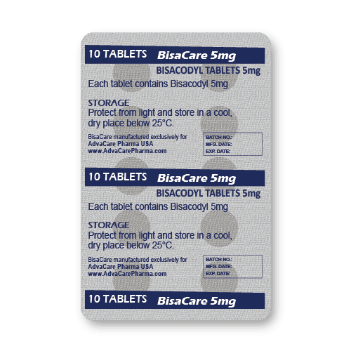 Bisacodyl Tablets (blister of 10 tablets)