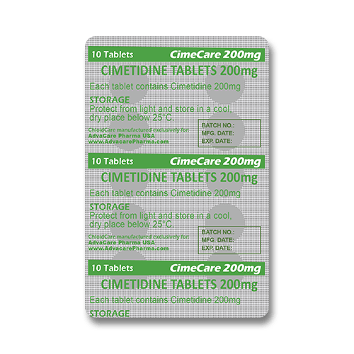 Cimétidine Comprimés (plaquette de 10 comprimés)