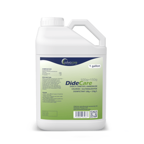 Didécyl Diméthylammonium Chlorure + Glutaraldéhyde Désinfectant (1 bouteille)