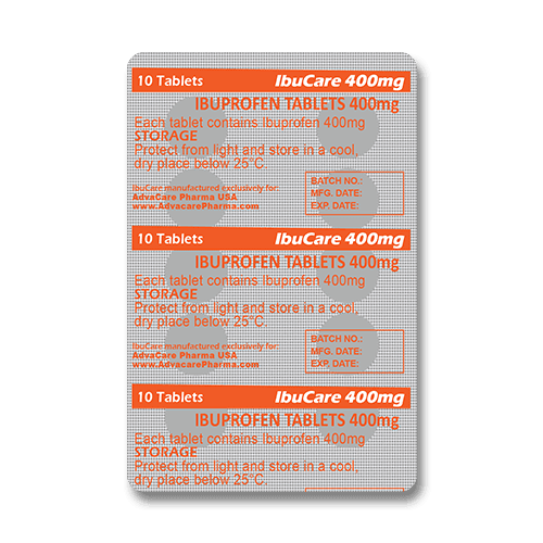 Comprimés d'Ibuprofène (blister de 10 comprimés)