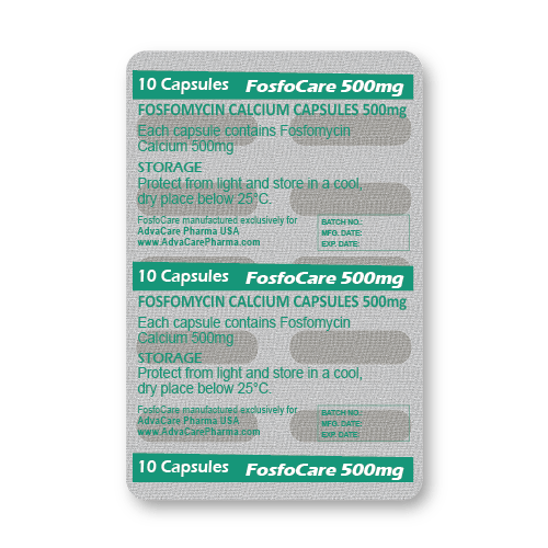 Calcium Fosfomycine Capsules (blister de 10 capsules)