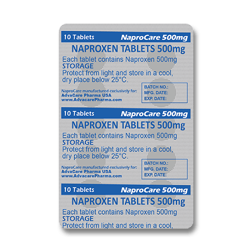 Naproxen Tablets (blister of 10 tablets)
