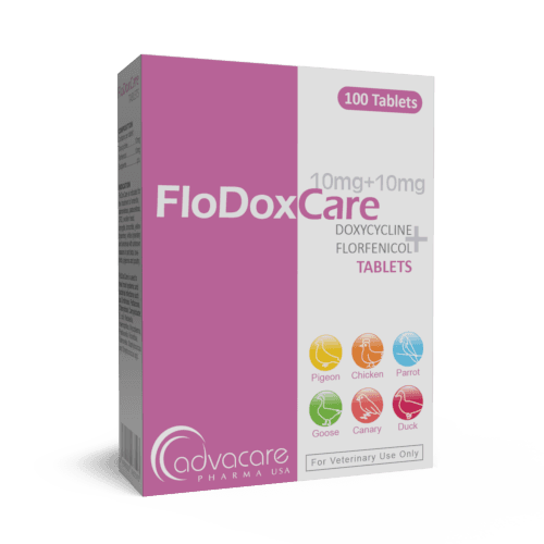 Comprimidos de Doxiciclina HCl + Florfenicol (caja de 100 comprimidos)