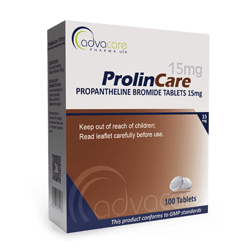 Comprimidos de Bromuro de Propantelina (caja de 100 comprimidos)