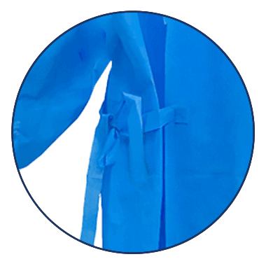 Bata de Aislamiento Cuatro Bandas