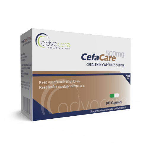 Cefalexin Capsules (box of 100 capsules)