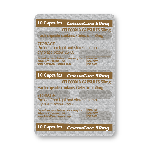 Celecoxib Cápsulas (ampolla de 10 cápsulas)